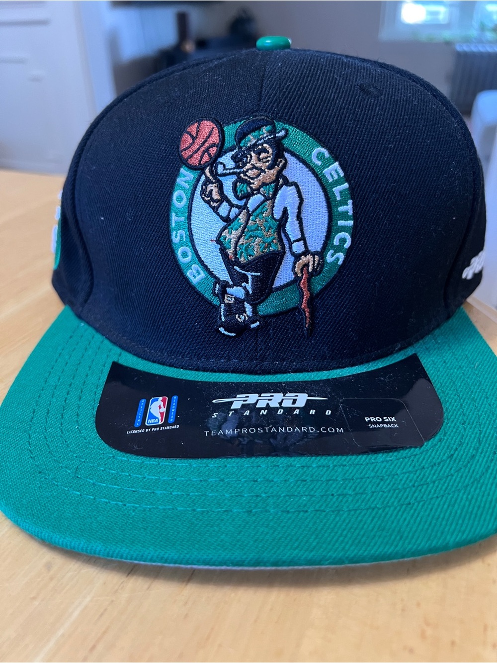Pro Standard Boston Celtics Black and Green Snapback Hat